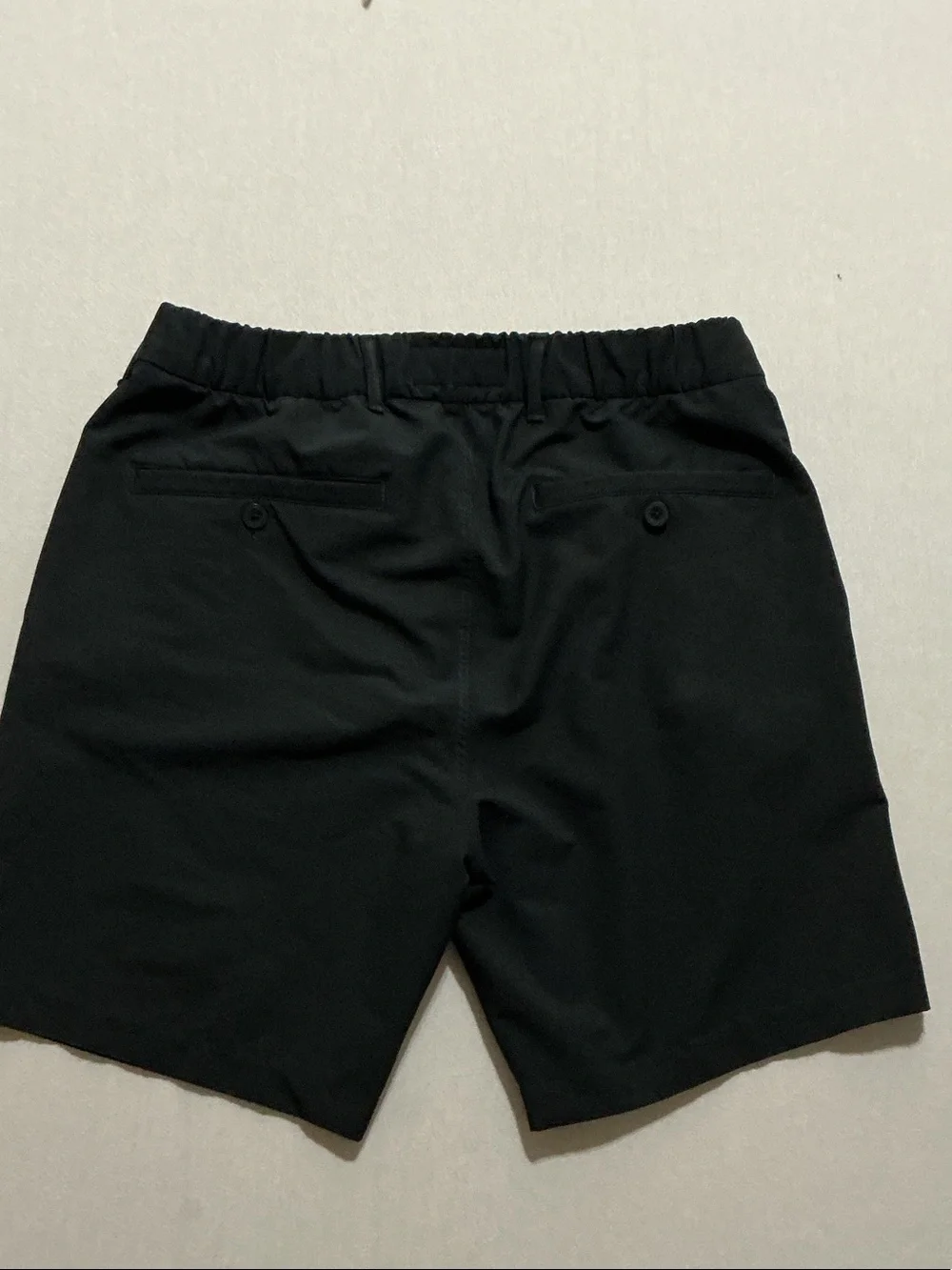 Abercrombie & Fitch Black Flat-Front Men’s Shorts